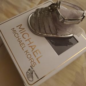 Infant Michael Kors Baby Joy Hannah Sandals